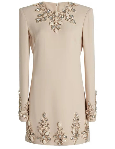 Lux All Beaded Mini Dress