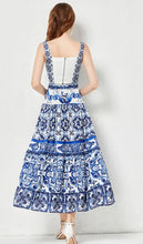 Load image into Gallery viewer, Porcelain Spaghetti Strap &amp; Maxi Skirt sets - comes in three colours