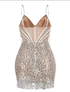 *NEW Twinkle Little Star Embellished Mini Dress