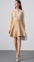 Load image into Gallery viewer, *NEW Baby Chic Tweed &amp; Lace Dress