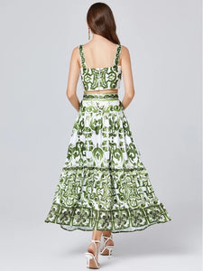 Butterfly Green Two Piece