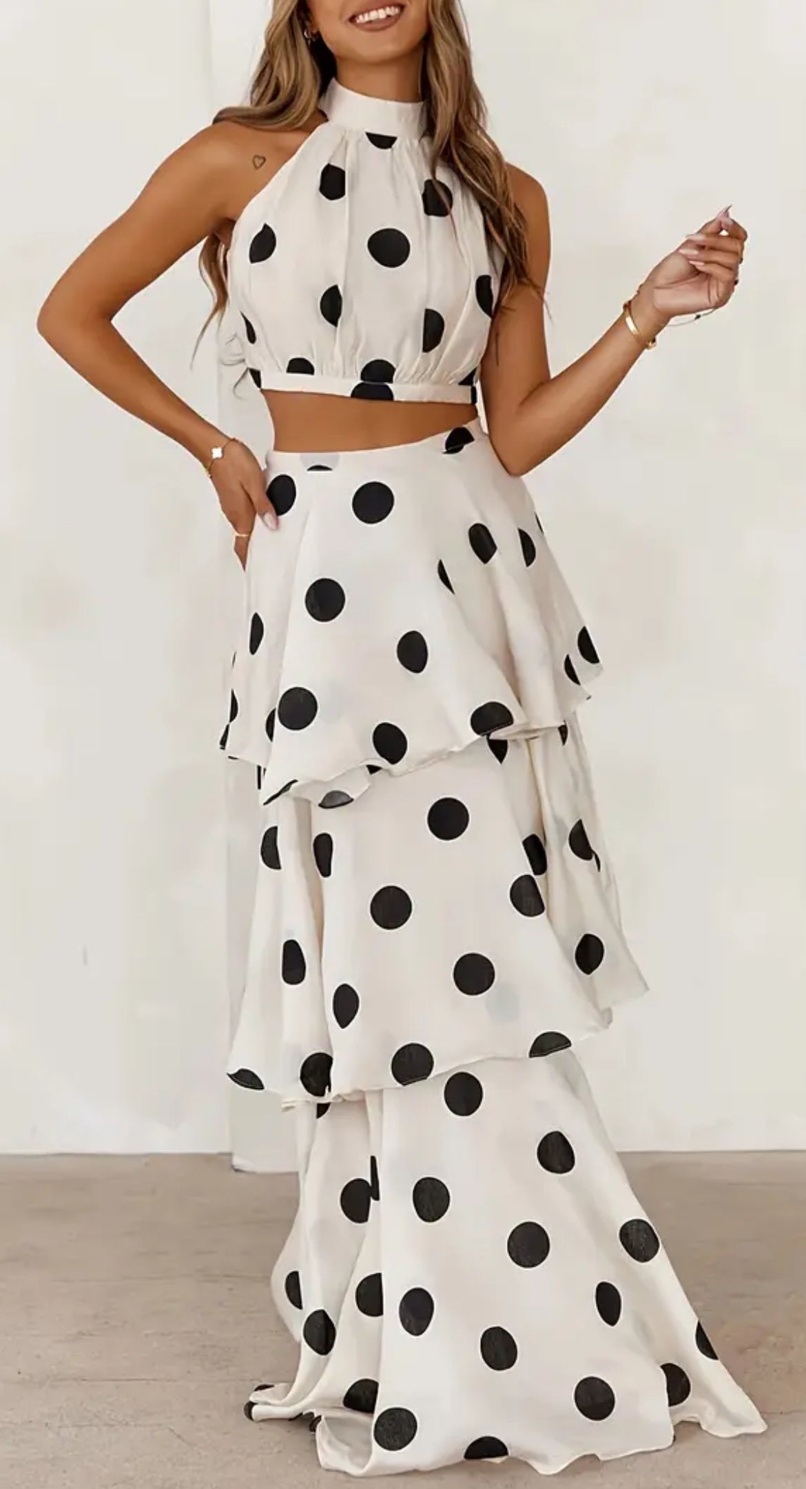 *NEW Dreamy Polka Dots Two Piece Set