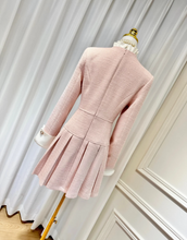 Load image into Gallery viewer, Princess Cute Sweet Tweed Dress with Detachable Bow