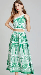 Gracious in Green Two Piece Set