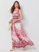 Load image into Gallery viewer, Chiffon Maxi Robe Dress - comes in multi colour &amp; red