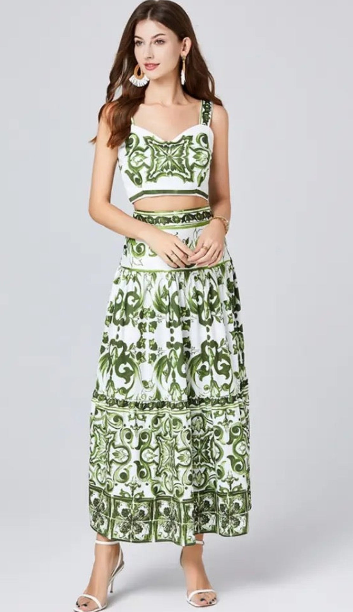 Butterfly Green Two Piece