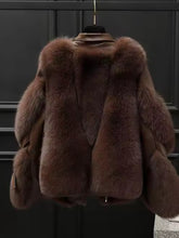 Load image into Gallery viewer, High Quality Faux Fur &amp; Leather Jackets - comes in 4 colours &amp; curve