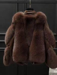 High Quality Faux Fur & Leather Jackets - comes in 4 colours & curve