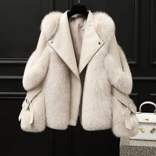 Load image into Gallery viewer, High Quality Faux Fur &amp; Leather Jackets - comes in 4 colours &amp; curve