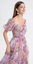 Load image into Gallery viewer, Floral Cascading Ruffles 
Maxi Dress - Comes in three colour ways