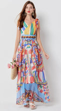 Load image into Gallery viewer, * NEW SS25 Chiffon Maxi Robe Dress - comes in multi colour &amp; red