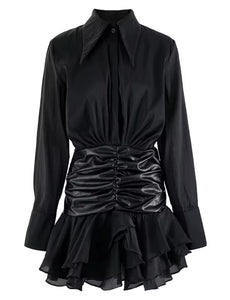 *NEW Black Orchard Mini Dress