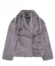 Load image into Gallery viewer, Faux Fur Jackets - comes in four colours