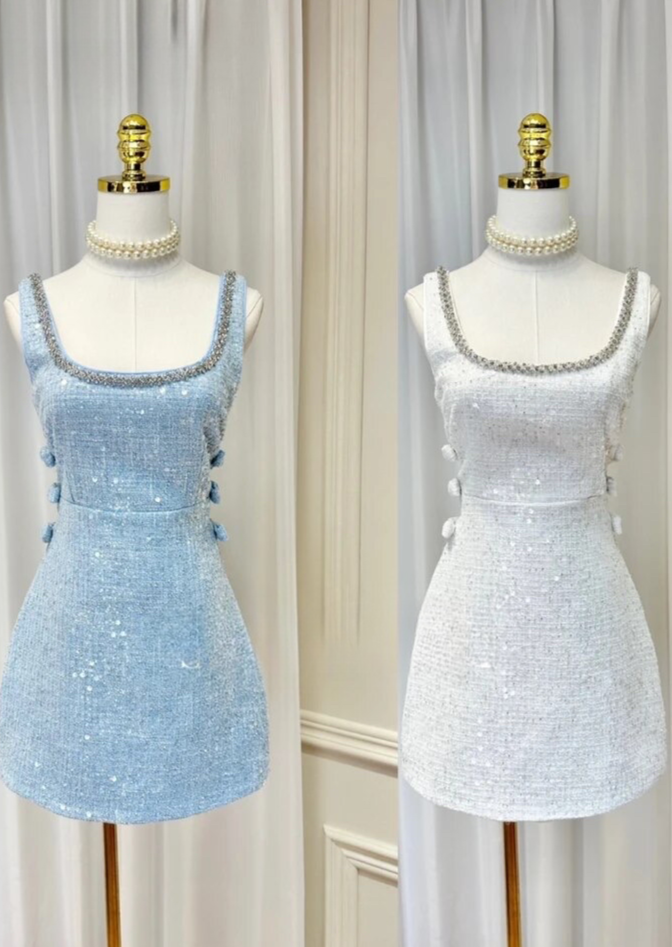 Crystal Aline Mini dress - comes in two colours