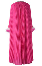 Load image into Gallery viewer, * NEW Diamanté Pink Batwing Maxi Dress