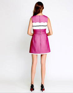 Pink Passion sleeveless dress with bow