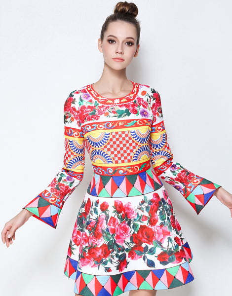 Comino Couture Colourful Pop Dress