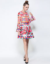 Load image into Gallery viewer, Comino Couture Colourful Pop Dress