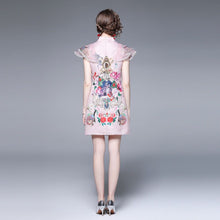 Load image into Gallery viewer, Castle on the hill with roses &amp; bow mini dress