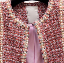 Load image into Gallery viewer, The Pink Tweed with pearl jacket and dress