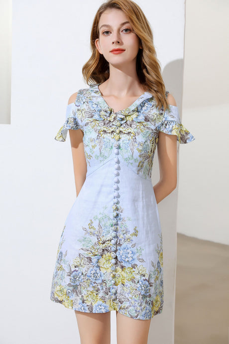 'Cute as a Button' mini dress