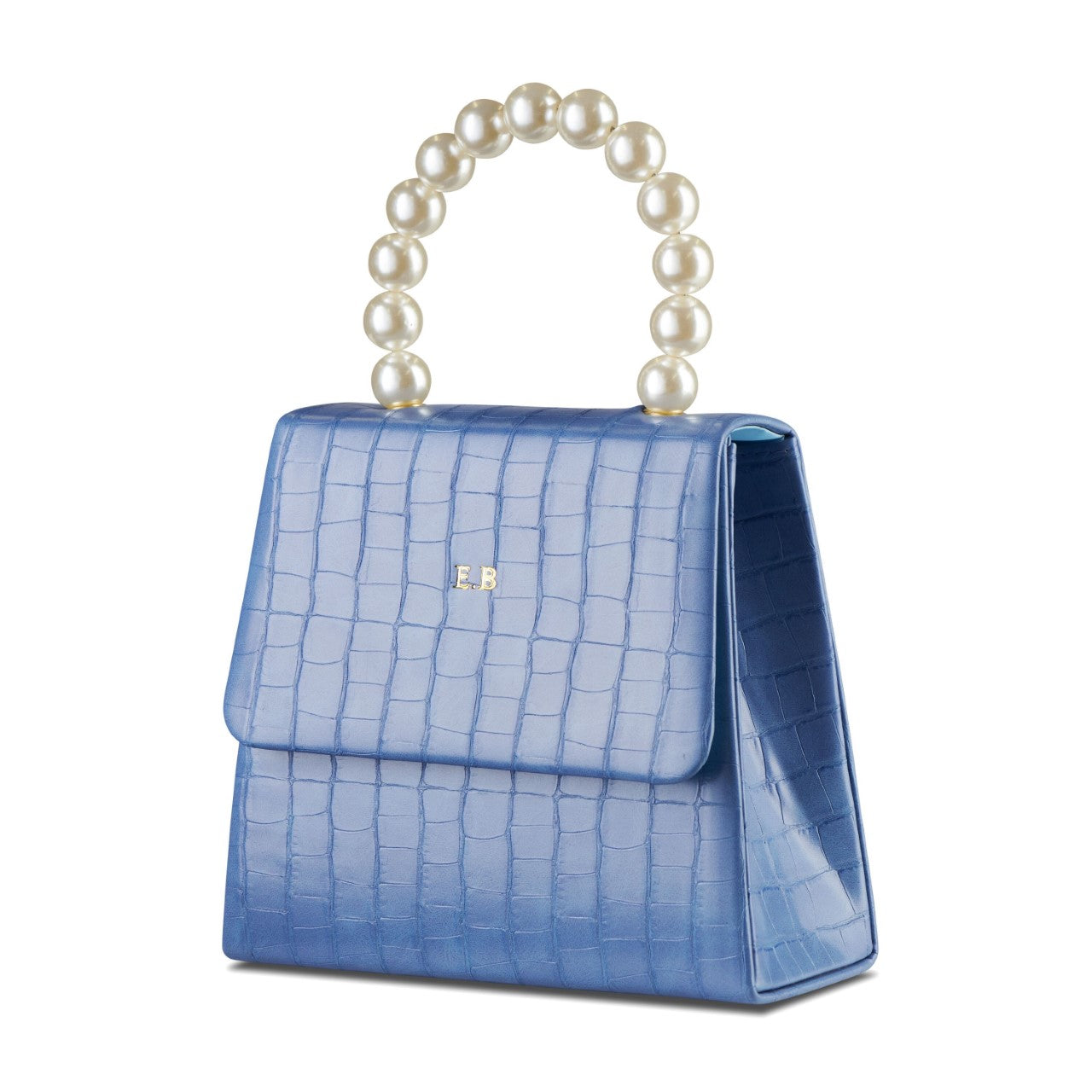 Duck Egg Blue Pearl Drop Handbag THREESIXFIVE