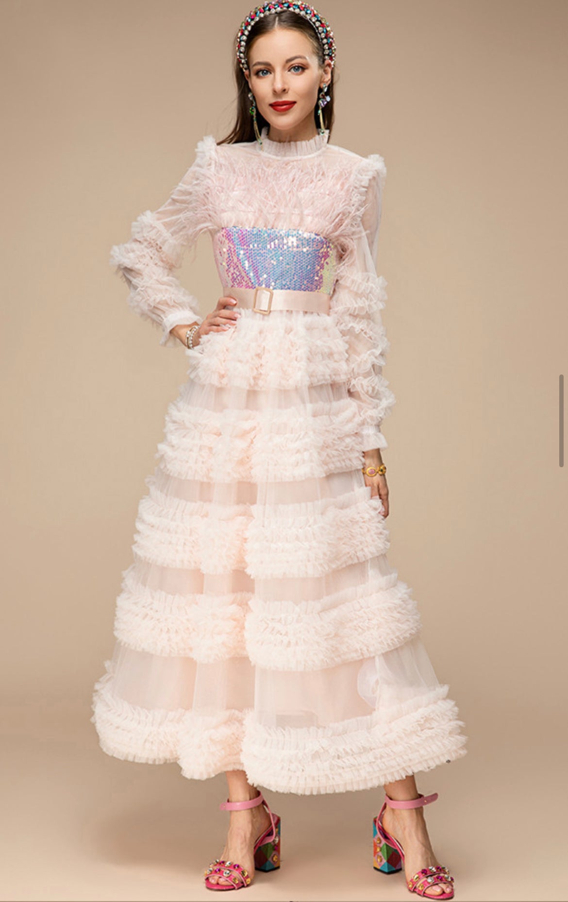 Candy Floss Maxi Dress